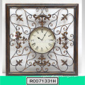 Hot Selling Decoration Antique Metal Framed Wall Clock & Clock